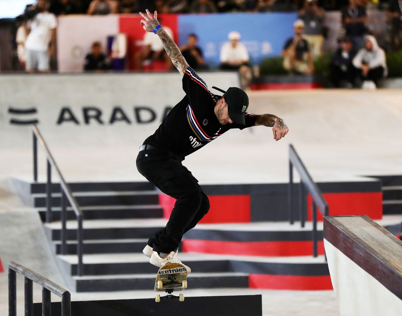 Aurélien Giraud en compétition aux championnats du monde de Sharjah