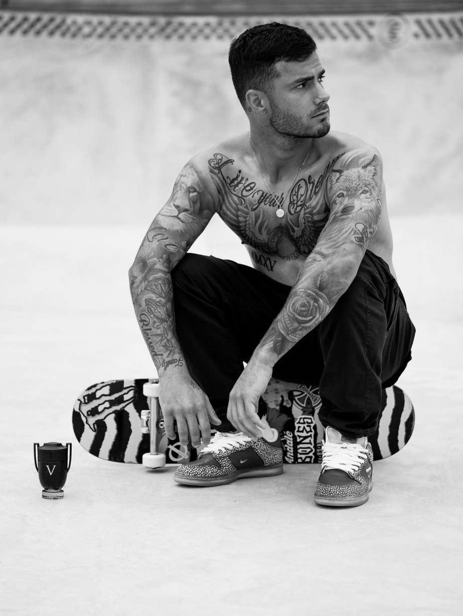 Aurélien Giraud, shooting noir et blanc