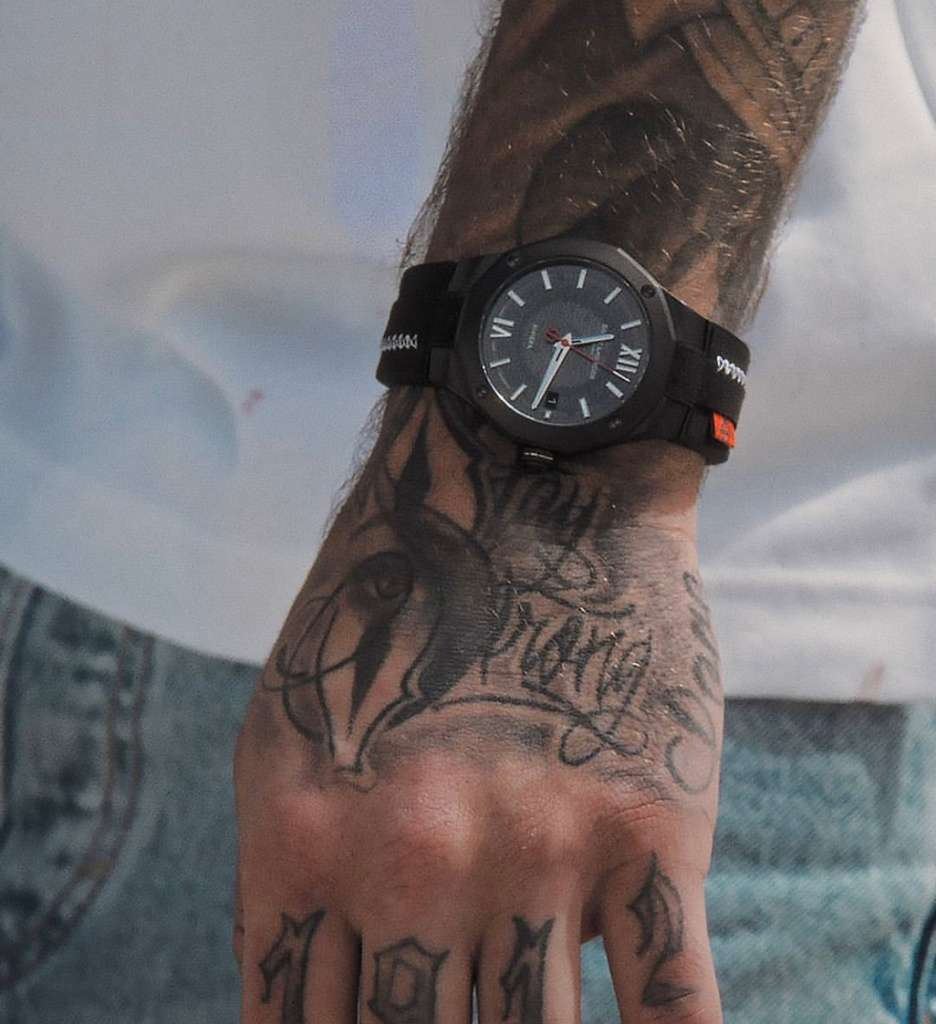 Montre Riviera au poignet d’Aurélien
