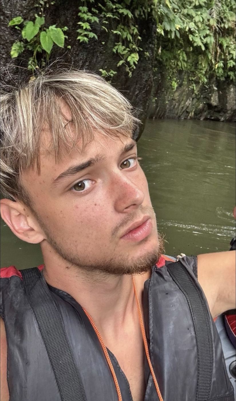 Côme Ferrand en rafting